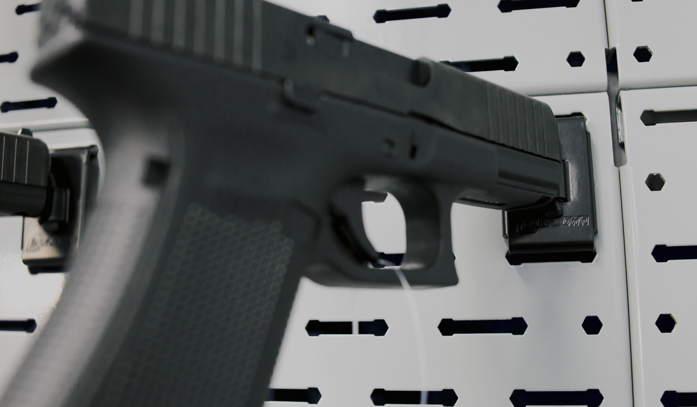 Handgun Barrel Peg, Angled